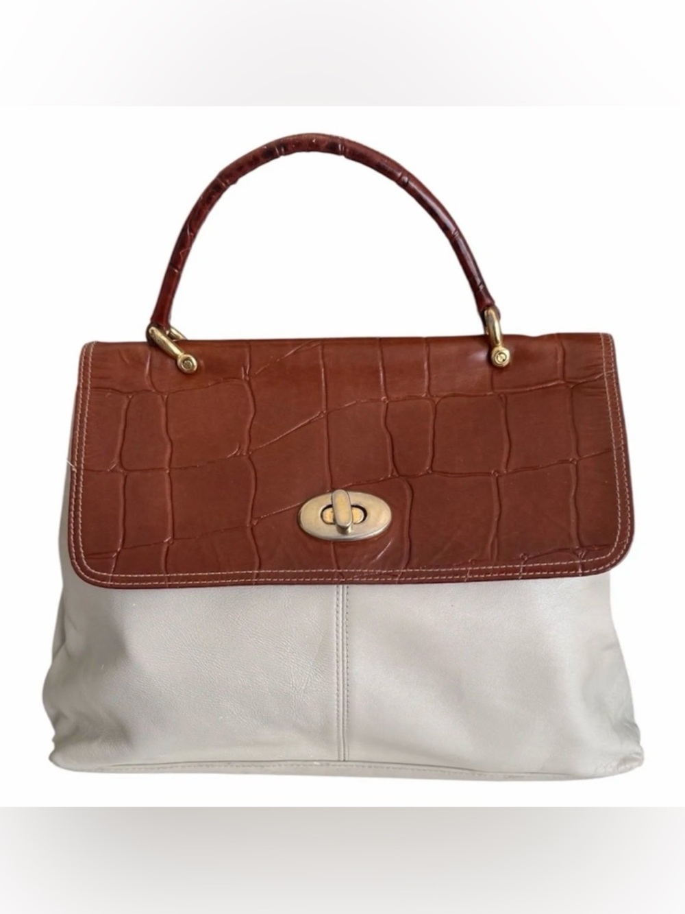 Vintage Doctor Style Faux Leather Courtenay Handbag